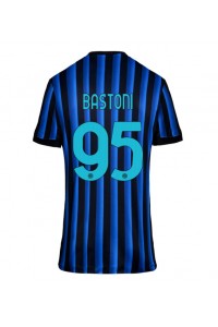 Inter Milan Alessandro Bastoni #95 Fotballdrakt Hjemme Klær Dame 2025-26 Korte ermer